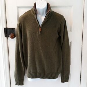 Vintage Oscar de la renta small fur neck sweater